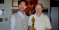 Me and Richard L. Anderson, the recipient of the Special Achievement Academy Award and Emmy Award, and two Oscar nominations